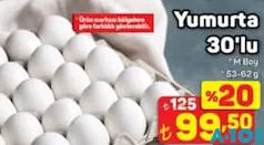 YUMURTA 30'LU M BOY 53-62 G YUMURTA 30'LU M BOY 53-62 G